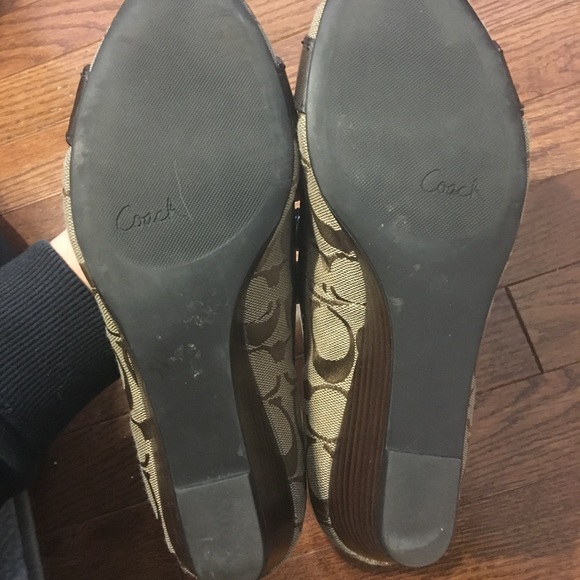 Coach Millie Wedges in Espresso size 8.5 - Picture 3 of 6